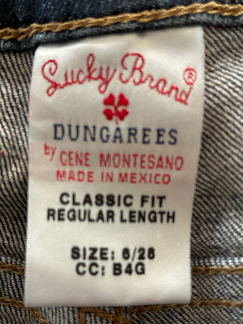 Lucky Brand Straight Leg Jeans in Dark Blue Wash - Picture 2 of 7